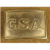 Image 1 : CSA CIVIL WAR CONFEDERATE BELT BUCKLE