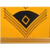 Image 2 : FRAMED PAIR CIVIL WAR UNION CAVALRY SARGEANTS CHEVRONS