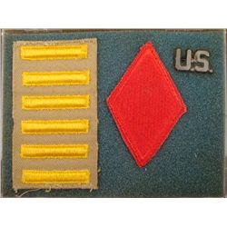 WWII 5TH DIVISION U.S. ARMY GROUPING -DIVISION PATCH +6