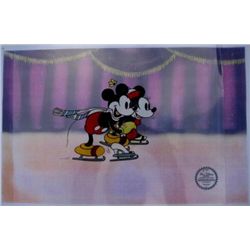 Mickie and Minnie on ice!