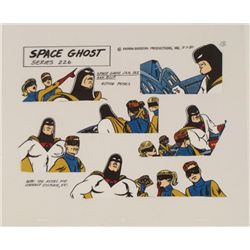 Space Ghost Jan Jace Blip Orig Model Cel Animation 1980