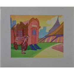 Pink Panther Original Production Cel & Drawing Big Top
