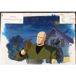 Stan Lee Signed Cel Animation Background X-Men Orig