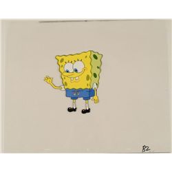 Originl SpongeBob Big Animation Production Cel Wave Bye