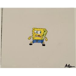 Original SpongeBob Animation Art Cel Frustrated