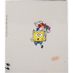 Cel Spongebob Don't Look Back Animation Original Art