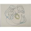 Image 1 : Ariel, Flounder Little Mermaid Original Movie Drawing