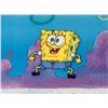 Image 2 : Orig SpongeBob Animation Cel & Background Jumping Up