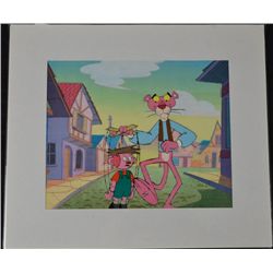 Pink Panther Orig Production Cel & Drawing Marionette