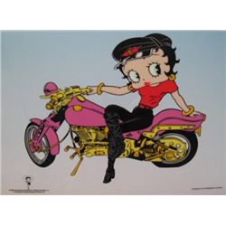 Betty Boop With Motorcycle