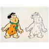 Image 2 : Flintstones Original Animation In Awe Cel Drawing Fred