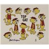 Image 1 : Top Cat Singer Signed Original Model Cel Animation Art