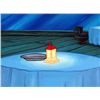 Image 2 : Spongebob Orig Production Cel & Background Krab Lantern