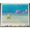 Image 1 : Original SpongeBob Animation Cel & Background He's Here