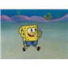 Image 2 : Original SpongeBob Animation Cel & Background He's Here