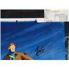 Image 2 : Animation Original Stan Lee Background Signed Cel X-MEN