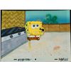 Image 1 : Original SpongeBob Animation Cel & Background Stretchin