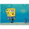 Image 2 : Original SpongeBob Animation Cel & Background Hey There