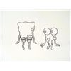 Image 2 : Two Cel Spongebob Original Transformed Production Art