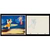 Image 1 : Fred Pissed Drawing Cel Production Flintstones Original
