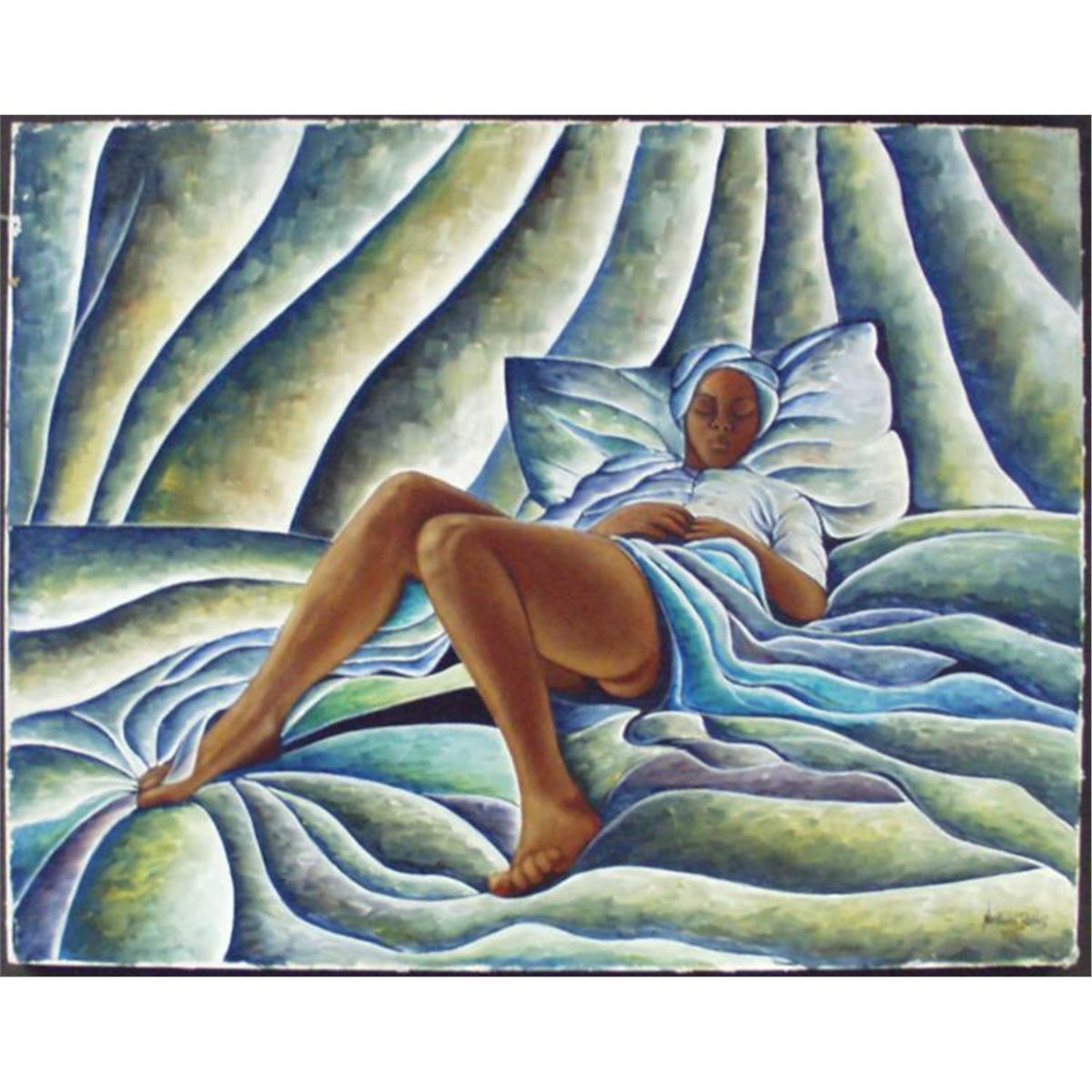 Nathaniel Barnes Reclining Woman