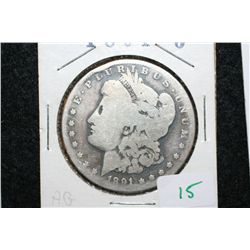 1891-O Silver Morgan $1, AG