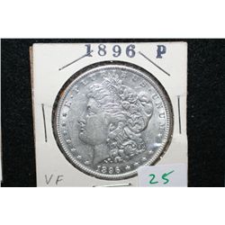 1896 Silver Morgan $1, VF