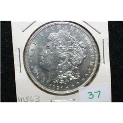 1921 Silver Morgan $1, MS63