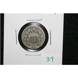 1876 Shield nickel
