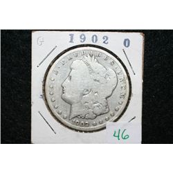 1902-O Silver Morgan $1, G