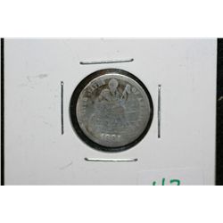 1891 Seated Liberty dime