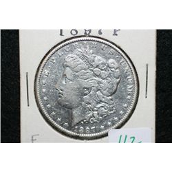 1897 Silver Morgan $1, F