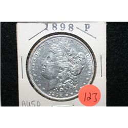 1898 Silver Morgan $1, AU50