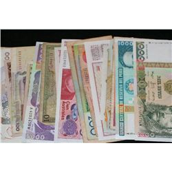 Foreign Bank Notes, various dates, conditions & denominations, lot of 20