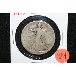 1917 Walking Liberty half dollar