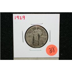 1929 Standing Liberty quarter