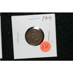1909 Indian Head penny