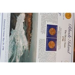 2001 Rhode Island State quarter set, P&D mints