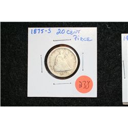 1875-S Seated Liberty 20 cent piece