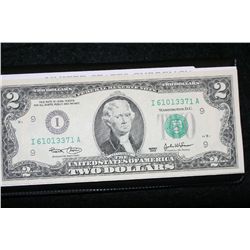2003 US Federal Reserve $2, UNC