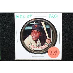 Willie McCovey, MLB All-Star medal, #22 of 120