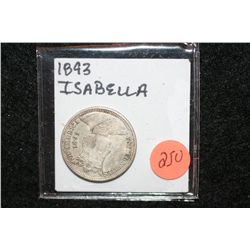 1893 Isabella quarter