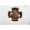 Image 1 : 1942 Wheat Back penny, NGC graded MS66 RD