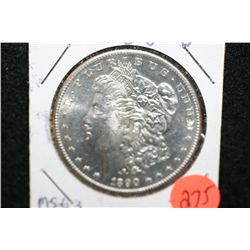1890-S Silver Morgan $1, MS63