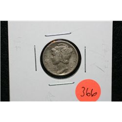 1936 Mercury dime