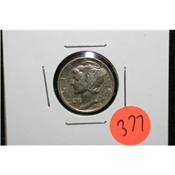 1942 Mercury dime