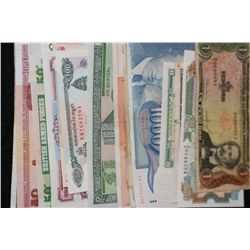 Foreign Bank Notes, various dates, conditions & denominations, lot of 20