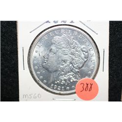 1921-D Silver Morgan $1, MS60