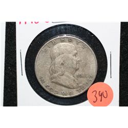 1948-D Ben Franklin half dollar