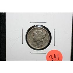 1945 Mercury dime